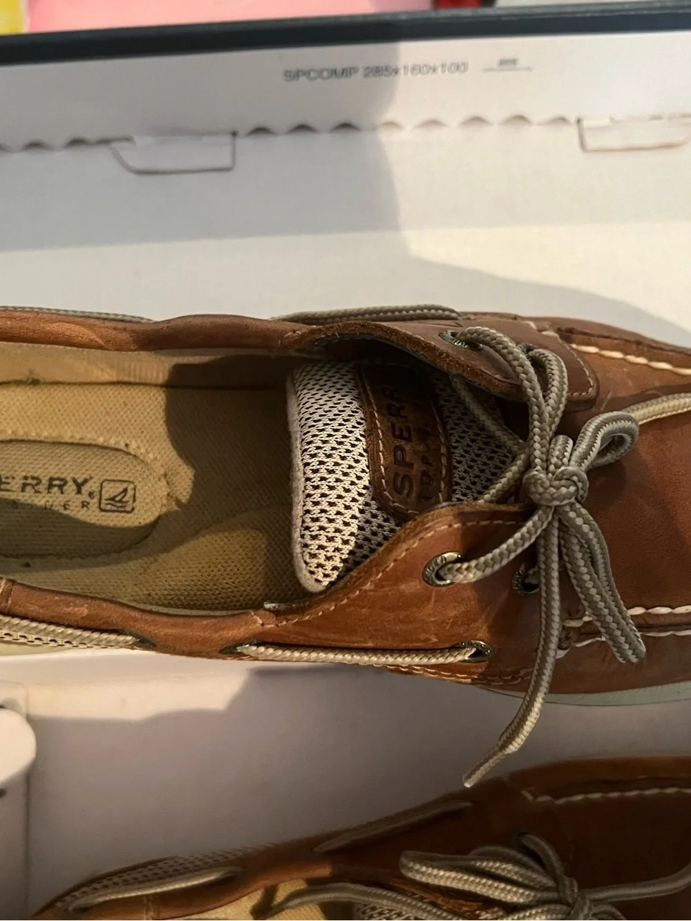 Sperry Women's 2-Eye Boat Shoes in Tan Leather